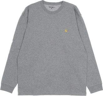 Carhartt Work in Progress Chase Long Sleeve T-Shirt - Heren - Longsleeves - Grijs - XL - Katoen - Tops