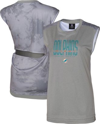 Outerstuff Womens Gray Miami Dolphins No Sweat Tank Top at Nordstrom, Size Xx-Large