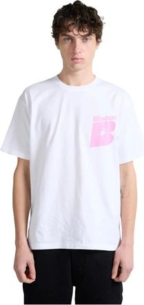 Bisous Skateboards Sunski T-Shirt - Heren - Tops - Wit - Maat: M Katoen