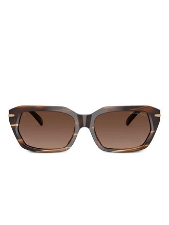 Michael Kors Occhiali da sole geometrici - Marrone
