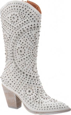 Corkys Footwear Womens Scootin Cowboy Boots In White