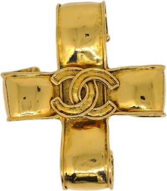 Chanel Spilla a croce 1994 - Oro