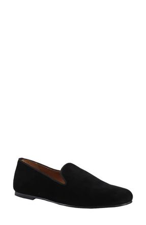 Andr&eacute; Assous Sara Loafer in Black Suede at Nordstrom, Size 9.5