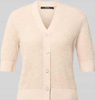 someday Cardigan mit V-Ausschnitt Modell Temmy in Ecru, Gr&ouml;&szlig;e 36