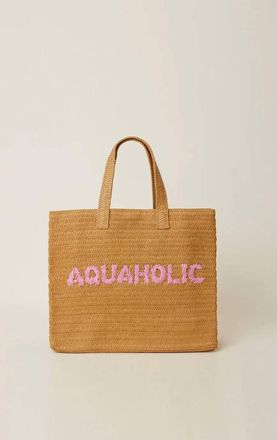 BTB Los Angeles Womens Aquaholic Tote In Sand Fuchsia