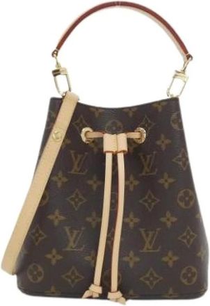 Louis Vuitton Pre-owned Vintage Monogram Canvas Bucket Bag - Pre-owned - Mujer - Marr&oacute;n - ONE SIZE