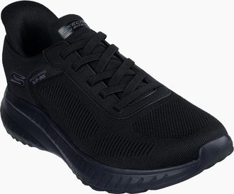 Skechers Mens Skechers BOBS Sport Squad Chaos Solid Step Mens Black / Black Sole Trainers - Size: 12