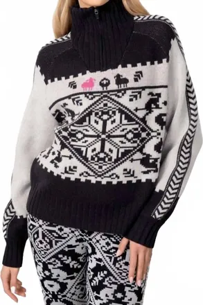 Kari Traa Saga Knit Long Sleeve Sweater In Off White