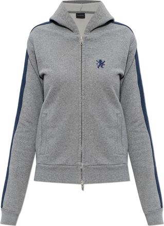 Balenciaga Zip-throughs, female, Gray, Size: XS Sweatshirt With Patch