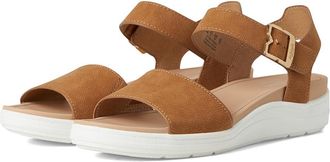 Dr. Scholls Time Sky Womens Wedge Shoes Honey Brown Smooth : 8.5 M, Canvas/Textile