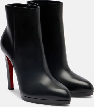 Christian Louboutin Fannylove 120 leather ankle boots