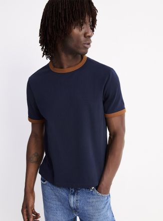 Le 31 Mens Ringer T-shirt Retro fit