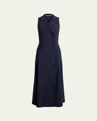 Ralph Lauren Collection Alecia Cotton-Blend Day Dress