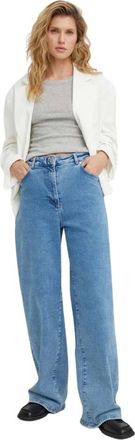 Remain Straight Jeans - Dames - Regular Fit Jeans - Blauw - W27 - Katoen - Jeans