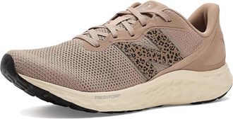 New Balance Fresh Foam Arishi v4 Womens Shoes Flat Taupe/Black Cement/Permafrost : 5.5 B - Medium, Synthetic/Textile