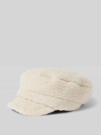 Loevenich Schieberm&uuml;tze aus Teddyfell in Offwhite, Gr&ouml;&szlig;e 1