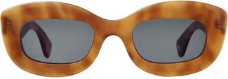 Garrett Leight DOLORES SUN EMT/BS Womens Sunglasses Tortoiseshell Size 48