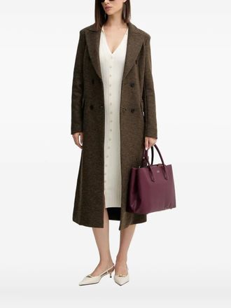 Silvian Heach double-breasted coat - Brown