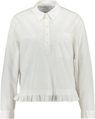 Emily van den Bergh Blouses - Dames - Blouses - Wit - L - Overhemden