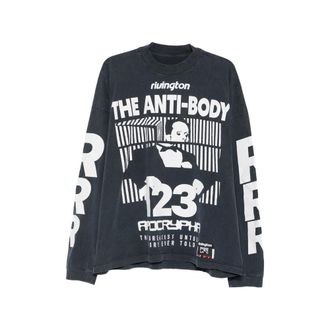 RRR123 Graphic-print Long-sleeve T-shirt