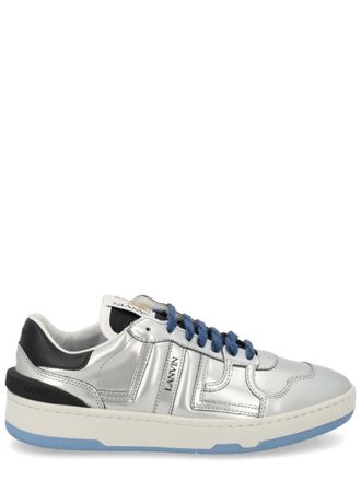 Lanvin Silver Solid Clay Sneakers