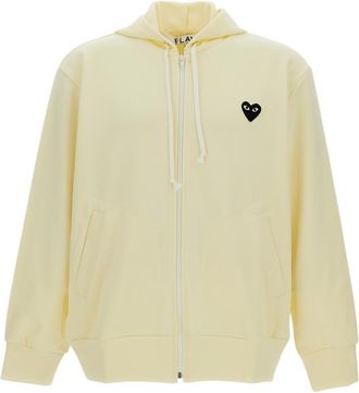 Comme Des Gar&ccedil;ons Light Yellow Hood Sweatshirts