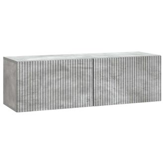 vidaXL Mueble Para Tv De Pared Gris Hormig&oacute;n 98 X 31 X 30 Cm Vidaxl