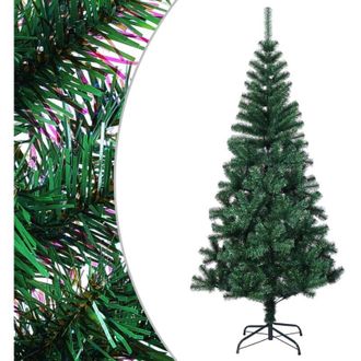vidaXL Rbol De Navidad Artificial Puntas Iridiscentes Pvc Verde 240cm Vidaxl