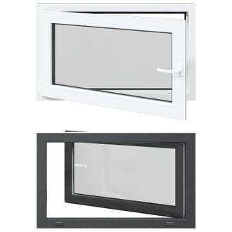 vidaXL Color Interno De Ventana De S&oacute;tano Blanco Risor 100 X 60 Cm Vidaxl