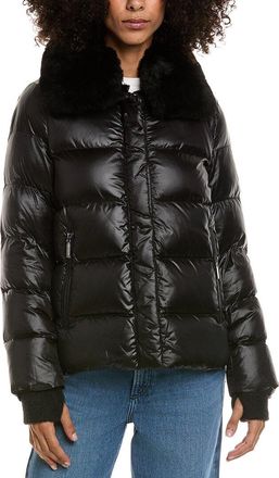 Dawn Levy Vera Down Fur Trim Jacket
