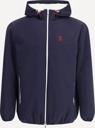 Brunello Cucinelli Giacca impermeabile con cappuccio Man XL