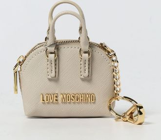 Love Moschino Key Chain LOVE MOSCHINO Woman color Ivory