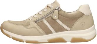 Remonte Veterschoenen Laag - Dames - Sneakers - Beige - 39 EU - Leer - Schoenen