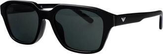 Emporio Armani Ea4283U Zonnebril - Heren - Accessoires - Zwart - Maat: 53 MM Polyamide