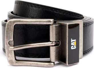 CAT Caterpillar CAT mens Reversable BeltBelt, Black, 36
