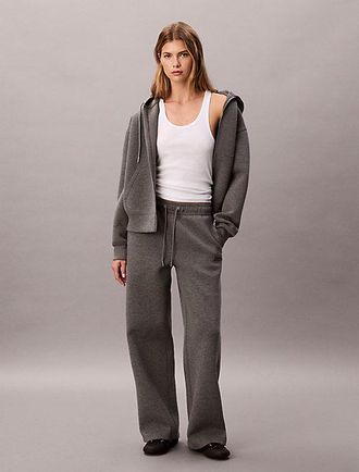 Calvin Klein Pantal&oacute;n De Ch&aacute;ndal De Pierna Ancha De Punto