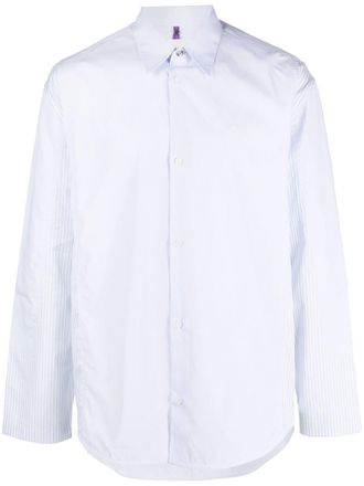OAMC classic-collar cotton shirt - Blue
