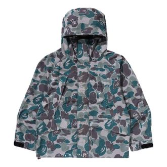 A Bathing Ape Laminated Camo Snowboard Jacket Beige 1K80-140-001-BEIGE