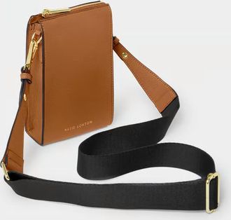 Katie Loxton Womens Lana Slim Crossbody Bag In Cognac/charcoal