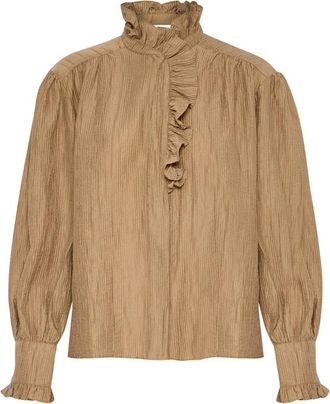 Karen by Simonsen Mujer, Blusas y Camisas, Marrón, Talla: L