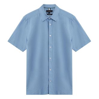 Ted Baker Zefre Regular Lichtblauw Linnen Overhemd