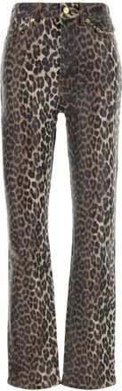 Ganni Leopard Foil Print Pants