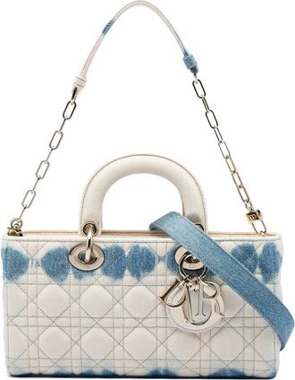 Dior Pre-owned Dior Medium Denim Cannage Tie Dye Lady D Joy Satchel Ladies C9GWO9N74FWA621O