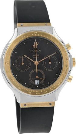 Hublot Pre-owned Hublot Mdm Classic Chronograph Quartz Black Dial Unisex Watch 1621.2