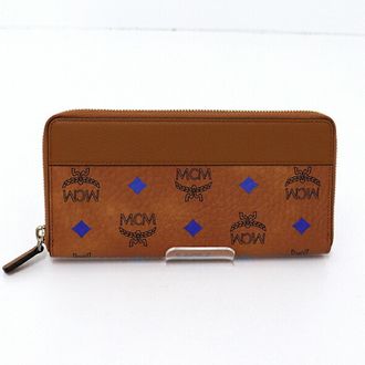 MCM Mcm Brown Leather Long Wallet (Bi-Fold) (Pre-Owned)