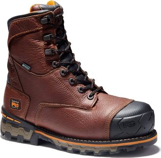 Timberland Timberland Pro - Mens CSA 8 in Boondock Ct Wp Shoe, 7 2E UK, Dark Brown
