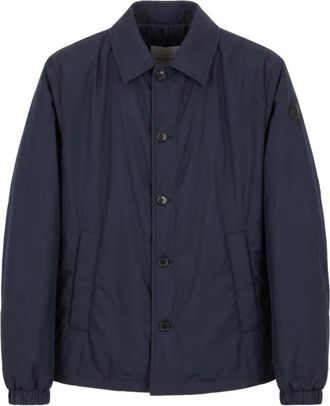 Moncler Maindo - Heren - Zomerjassen - Blauw - M - Jassen