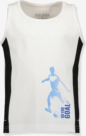Blue Seven Tr&auml;gershirt Jungen BLUE SEVEN Fussball-Print wei&szlig;