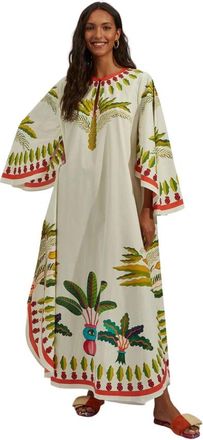 La DoubleJ Flying Dress (Plac&eacute;e) - Soul Leisure Collectie - Dames - Maxi kleedjes - Beige - L - Katoen - Kleedjes