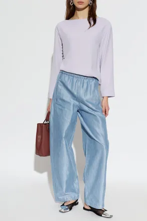 Emporio Armani High-waisted Jeans, Womens, Blue
